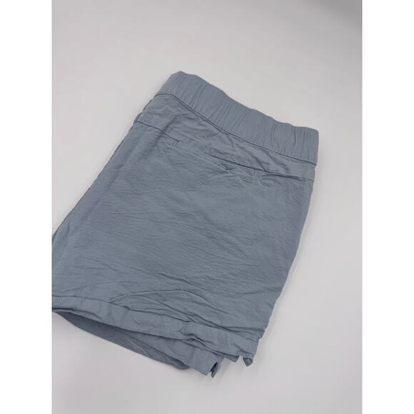 Free Fly Women's Blue Utility Shorts Hiking Outdoors Bamboo 4” Inseam - Picture 1 of 5